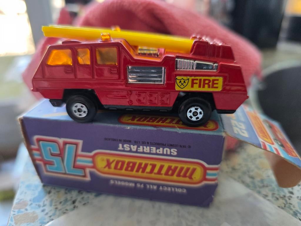 Matchbox Superfast Brandweerwagen, Ophalen of Verzenden, Gebruikt