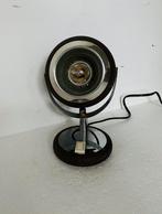 Space Age spot lamp eye ball bedlampje / tafellamp, jaren 70, Gebruikt, Ophalen of Verzenden, Metaal
