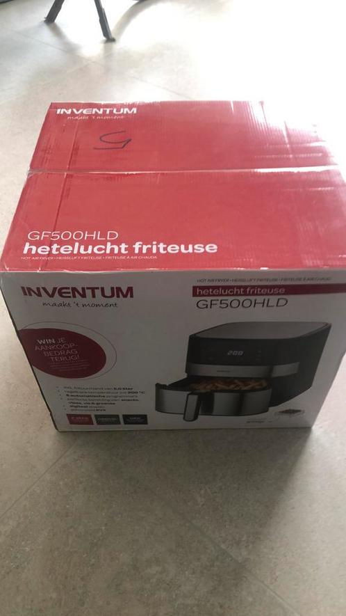 Nieuwe Airfryer Inventum GF500HLD, Witgoed en Apparatuur, Frituurpannen, Nieuw, 4 liter of meer, Uitneembare binnenpan, Ophalen