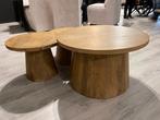 Bijzettafel combi massief mango 74 cm Ø nu actie voorraad, Huis en Inrichting, Tafels | Statafels, Ophalen of Verzenden, Nieuw