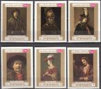 Schilderijen Rembrandt, Yemen Koninkrijk Michel 710/715, Postzegels en Munten, Postzegels | Thematische zegels, Ophalen of Verzenden