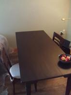 Eettafel + 6 stoelen gratis, Ophalen, Gebruikt, 50 tot 100 cm, Vijf personen of meer