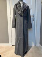 Extra lange wollen jas grijs 36, Kleding | Dames, Jassen | Winter, Ophalen of Verzenden, Maat 36 (S), Grijs, Onbekend