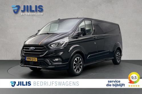Ford Transit Custom 2.0 TDCI 185PK L2 Sport | Half lederen b, Auto's, Bestelauto's, Bedrijf, Te koop, ABS, Achteruitrijcamera