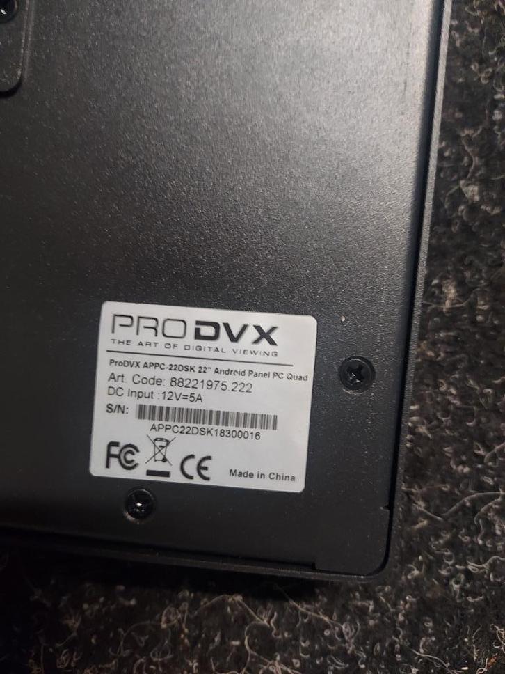 ProDVX APPC-22DSK 22" Android Table, Computers en Software, Android Tablets, Zo goed als nieuw, Wi-Fi, 13 inch of meer, Ophalen