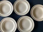 5 diepe borden wedgwood traditional plain, Ophalen of Verzenden, Zo goed als nieuw, Bord(en), Wedgwood