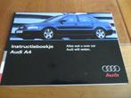 Instructieboek Audi A4, A4 1.8T, A4 V6 +diesels 1995, Ophalen of Verzenden
