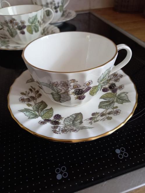 Royal Worcester Lavinia Theekopje-met-schotel 8x, Huis en Inrichting, Keuken | Servies, Zo goed als nieuw, Kop(pen) en/of Schotel(s)
