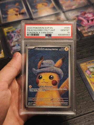 🤠 Psa 10 - Pikachu van Gogh 085 beschikbaar voor biedingen