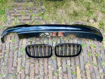 BMW E90, E91 M-Pakket diffuser hoogglans zwart + set nieren beschikbaar voor biedingen