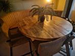 Eetkamerset, Huis en Inrichting, Complete eetkamers, Ophalen, Zo goed als nieuw, Mangohout, Minder dan 4 stoelen