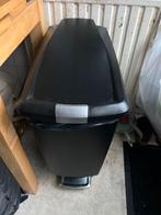 Simplehuman Slim zwart 45L, Ophalen, Kunststof, Met pedaal, 40 liter of meer