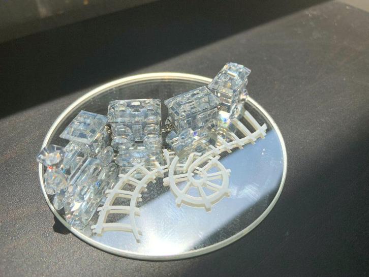 Swarovski Treinstel mini 4 stuks incl. doos & certificaat &, Verzamelen, Swarovski, Nieuw, Figuurtje, Ophalen of Verzenden