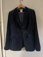 Josephine & Co fluwelen jasje donkerblauw maat 42, Josephine & Co, Blauw, Maat 42/44 (L), Ophalen of Verzenden