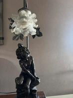 Antieke Franse tafellamp 1920 moreau curiosa brocante barok, Ophalen of Verzenden
