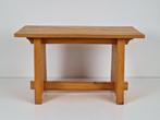 Vintage Scandinavian modern pinewood bankje 1960 kruk, Gebruikt, Ophalen of Verzenden, Hout