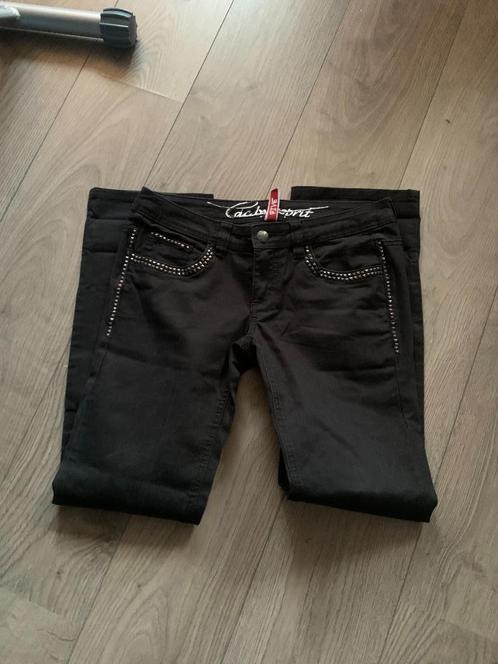 Edc esprit broek maat 38(nr31 DB1), Kleding | Dames, Broeken en Pantalons, Gedragen, Maat 38/40 (M), Zwart, Lang, Ophalen of Verzenden