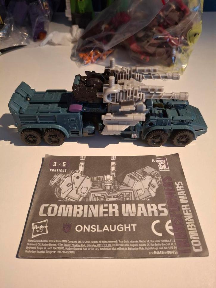 Transformers Combiner Wars Onslaught Voyager, Verzamelen, Transformers, Gebruikt, Overige generaties, Ophalen of Verzenden