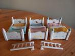 Sylvanian families drieling stapelbed/babybedjes, Ophalen of Verzenden, Zo goed als nieuw, Poppenhuis