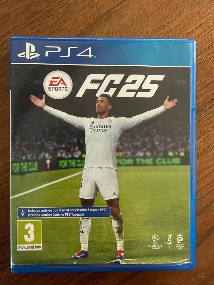 Playstation 4 FC25 met code voor ps5, Spelcomputers en Games, Games | Sony PlayStation 4, Zo goed als nieuw, Sport, 1 speler, Vanaf 3 jaar