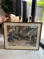 Jan Velthuis Schilderij - Gesigneerd en Ingelijst 93x73cm. T, Antiek en Kunst, Ophalen