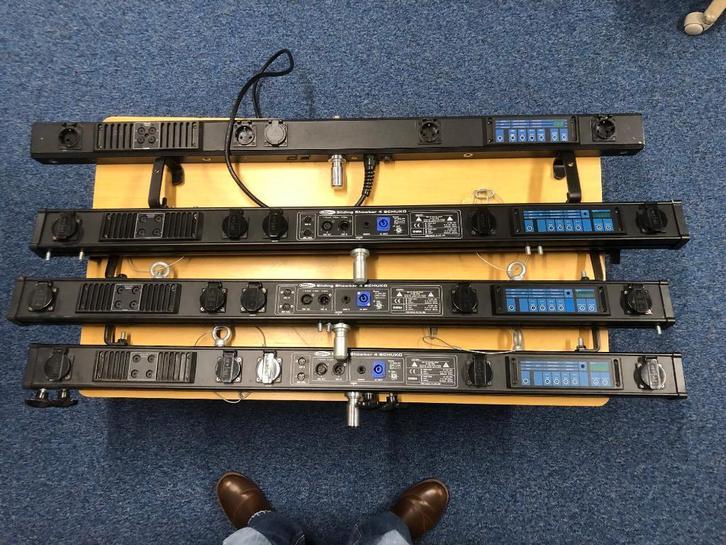 Showtec dmx bar Sliding Schuko soundbar 4 en 2 prof spots, Muziek en Instrumenten, Licht en Laser, Gebruikt, Licht, Geluidgestuurd