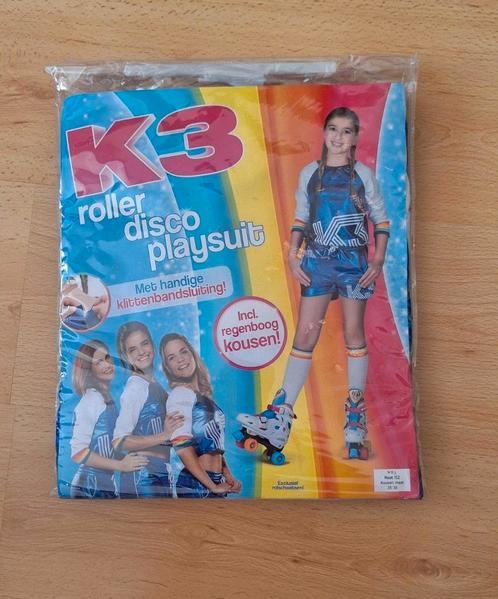 Nieuw! K3 Rollerdisco verkleedpakje maat 152 9-11 jaar, Kinderen en Baby's, Carnavalskleding en Verkleedspullen, Nieuw, Meisje