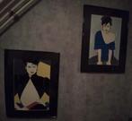 2 x vintage Patrick Nagel print, Antiek en Kunst, Ophalen