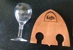 Leffe glas met houder/kaasplankje, Ophalen, Zo goed als nieuw, Glas of Glazen, Leffe
