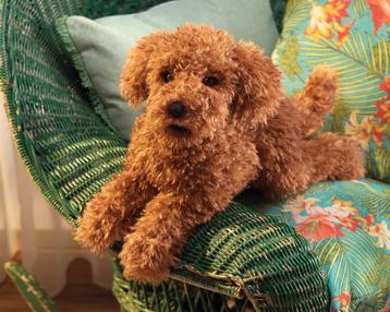 Folkmanis handpop puppet, poedel. Nieuw! beschikbaar voor biedingen