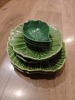 Cabbage vorm groene schaaltjes Grés, Ophalen of Verzenden, Glas, Overige stijlen, Schaal of Schalen