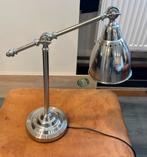 Metalen Tafellamp - Verstelbare Arm, Ophalen of Verzenden, Zo goed als nieuw, Metaal, Minder dan 50 cm