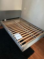 IKEA Slattum bed, Huis en Inrichting, Ophalen, Gebruikt, Bruin, Tweepersoons