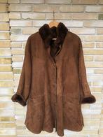 Italiaanse zgan Lammycoat 44 XL XXL Vintage Style, Ophalen, Bruin, Maat 46/48 (XL) of groter, Onbekend