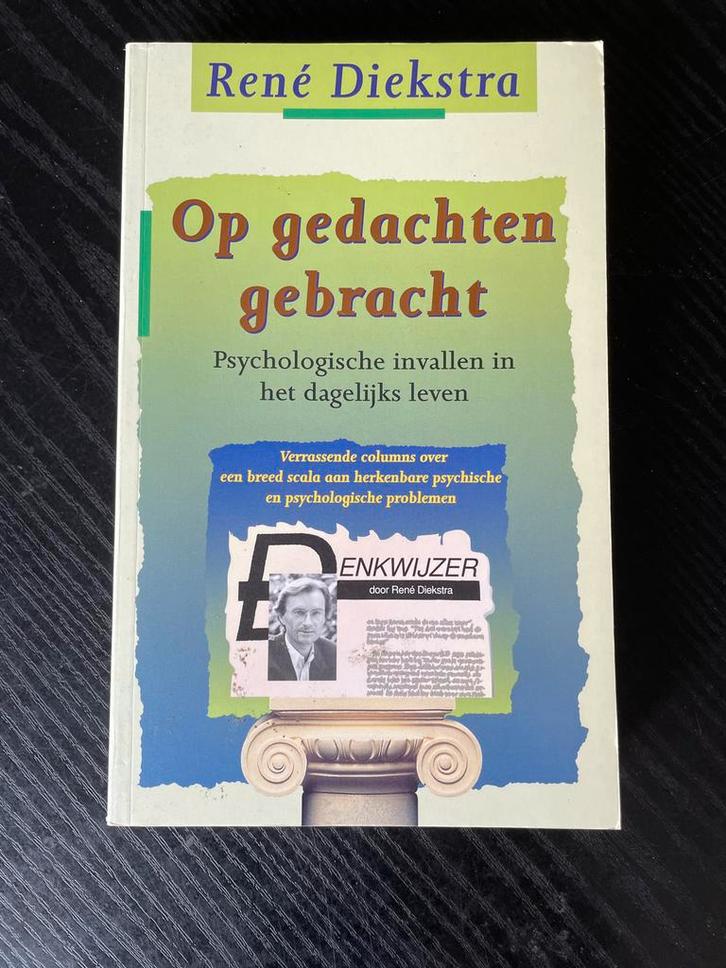 Op Gedachten Gebracht - René Diekstra, Boeken, Psychologie, Gelezen, Overige onderwerpen, Ophalen of Verzenden