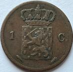 Schaarse cent 1830, Postzegels en Munten, Munten | Nederland, Ophalen of Verzenden, Koning Willem I, Losse munt
