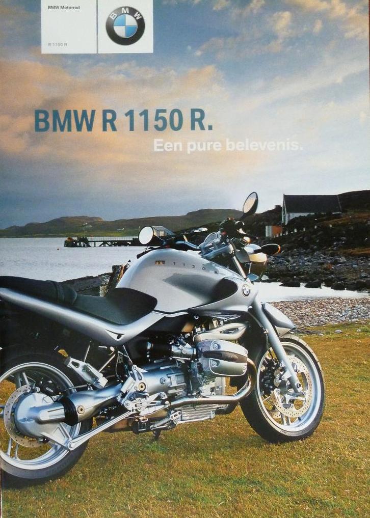 Folder BMW R 1150 R Een pure belevenis 08/ 2002, Motoren, Handleidingen en Instructieboekjes, BMW, Ophalen of Verzenden