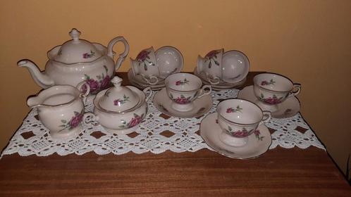 IZGS 10 delig Vintage servies met bloemen, Antiek en Kunst, Antiek | Servies compleet, Ophalen