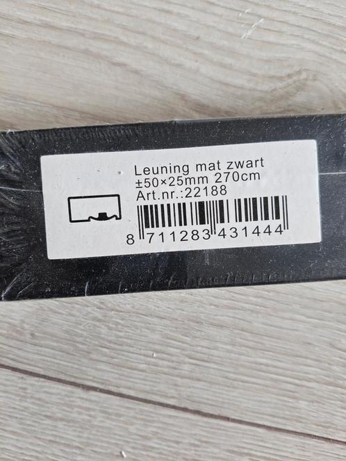 Trapleuning mat zwart metaal, Doe-het-zelf en Verbouw, Metalen, Zo goed als nieuw, Ophalen