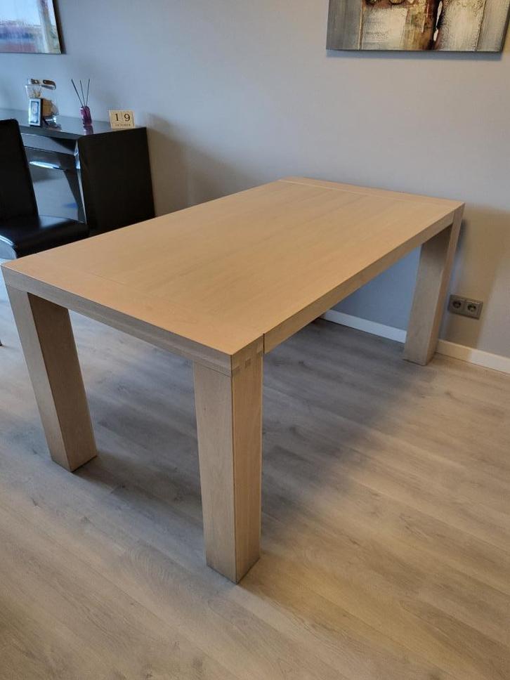 Eetkamertafel, Huis en Inrichting, Tafels | Eettafels, Zo goed als nieuw, 50 tot 100 cm, 150 tot 200 cm, Vier personen, Rechthoekig