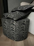Poef met bijpassende kussens!, Huis en Inrichting, Ophalen of Verzenden, Zo goed als nieuw