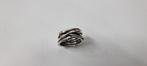 Pandora ring zilver met goud, Gebruikt, Ophalen of Verzenden, Kleiner dan 17, Dame