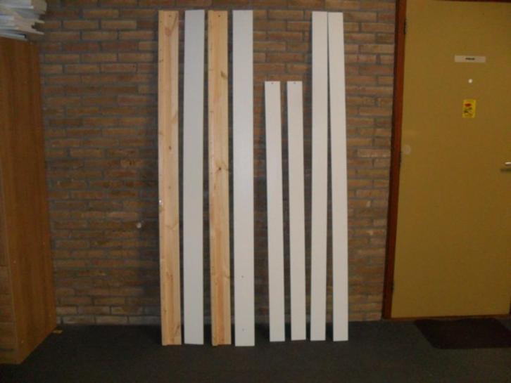 Witte massief grenen planken van een stapelbed, Kinderen en Baby's, Kinderkamer | Stapelbedden en Hoogslapers, Ophalen