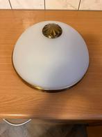Drie plafonnieres, Huis en Inrichting, Lampen | Plafondlampen, Ophalen, Gebruikt, Glas