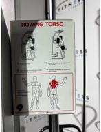 Technogym Isotonic Rowing Torso, Sport en Fitness, Fitnessmaterialen, Ophalen of Verzenden, Gebruikt, Benen, Overige typen