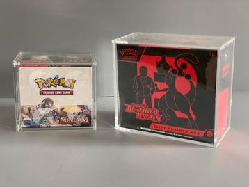 Acryl case ETB & booster box Pokémon TCG display protection beschikbaar voor biedingen