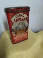 14710 ) mooi oud Cacao blik A Driessen, Ophalen of Verzenden, Gebruikt, Overige