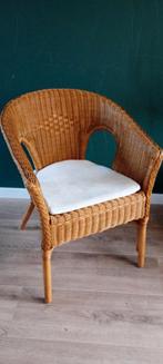 Gratis rieten stoeltje!, Huis en Inrichting, Stoelen, Ophalen, Gebruikt, Bruin, Eén