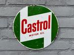 Oud Castrol motor olie reclamebord, Verzamelen, Reclamebord, Gebruikt, ., Ophalen of Verzenden