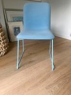 Lensvelt THIS 141 stoel Blauw chroom/wol door Richard Hutten, Ophalen, Blauw, Zo goed als nieuw, Metaal
